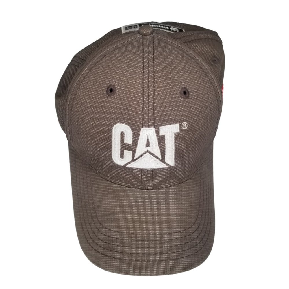 CAT Caterpillar Brown Adjustable Snapback Baseball Hat